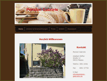 Tablet Screenshot of pension-gabriele.de